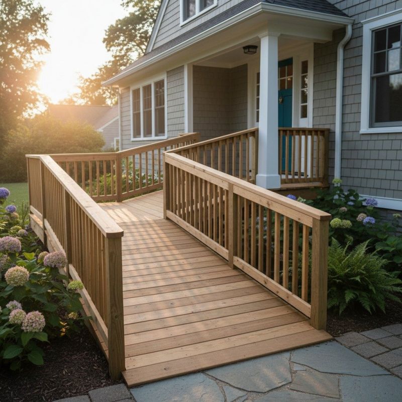 Handicap Ramp Replacement in Conroe, TX