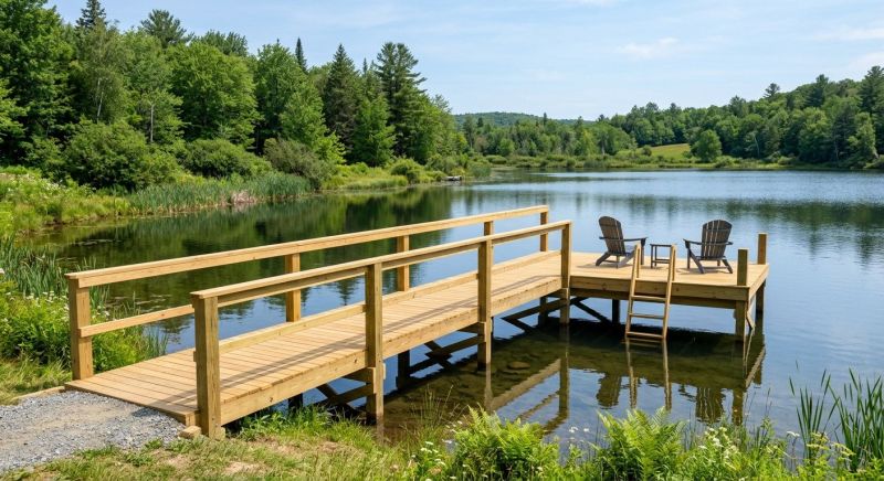 Pond Dock Installation in Denver County, CO