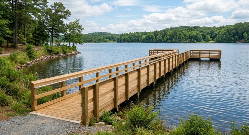 Pond Dock Installation in Kansas City, KS