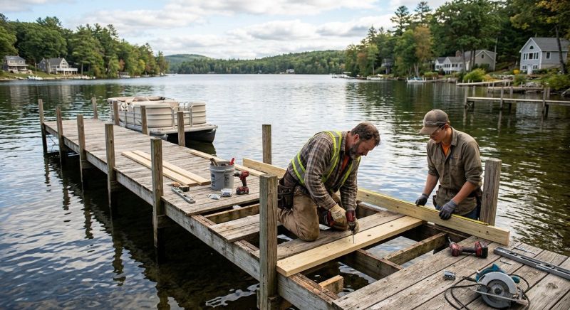 Wood Dock Repair in Alpharetta, GA